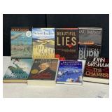 8 FICTION, 6 HARDBACK, 2 SOFT, JOHN GRISHAM FIRST