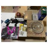 NEW TOTE, GLASS BOWL AND LINER, STRONG BOXES,