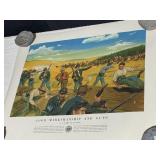 4 DEPARTMENT OF ARMY POSTERS, PRINTED 1953