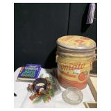 BLACK CHERRY CANDLE, TOMATO SOUP STORAGE