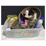 QUAKER STATE OIL, VINTAGE BELT, ETC.