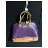 JOY IMAN PURSE W/ CHAIN HANDLE AND DOUBLE HANDLE