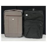 TWO CARRY ONE SUITCASES ONE SAMSONITE ON WHEELS