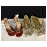 LADIES INDIAN DRESS SHOES AND CARLOS SANTANA