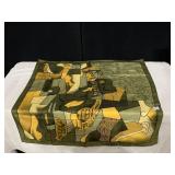 OVERSIZE PALOMA PICASSO MODERN ART GREEN TONES