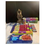 SANTA, FOOD STORAGE BAGS, WALL CANDLE HOLDER