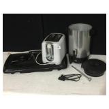 PRESTO ELECTRIC SKILLET, BLACK & DECKER TOASTER,