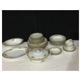 NORITAKE CHINA, INCLUDES COVERED CASSEROLE, OVAL