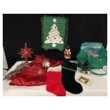 NUTCRACKER, PLUSH CHRISTMAS TREE SKIRT, STAR TREE