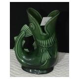 FISH VASE, 7", CRUMP & LOW SHREVE BOSTON