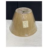 WOODSTOCK LAMP SHADE, NEW IN PLASTIC, 16X8X11
