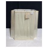 EAST ARTS LAMP SHADE IN EGGSHELL, NEW IN PLASTIC,