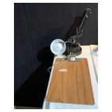 WOOD CLIP BOARD, DESK LAMP ADJ. NECK