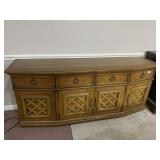 SIDEBOARD 4 DRAWERS 4 DOORS W/ DRAWERS INSIDE