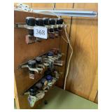 INK STAMP HOLDER WITH STAMPS