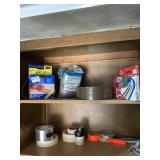 TAPE, STEEL WOOL, ROSE ART CLAY