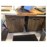 WORKBENCH WITH 2 LOWER CABINETS