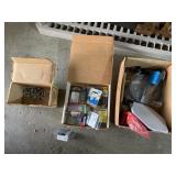 ASSORTED HARDWARE SCREWS PEGS SLIDERS CLAMPS BIG