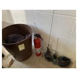 ANTENNAS EMPTY FIRE EXTINGUISHER SHOP TOWELS