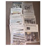 LARGE ASST. NEWSPAPERS, STANLEY CUP AND STEELER
