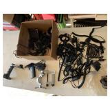 CAMERA CLAMPS, CAR POWER CORDS