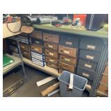 LONG WORK BENCH 2 SHELVES