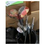 WOOD HEADED, COMPLETE SET OF TOURING IRONS IN BAG