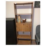 DROP FRONT BOOKSHELF W/ DROP FRONT 68" H X 24" W