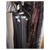 DRESS PANTS 36- 34 - 6 PAIRS AND LARGE ASST. TIES