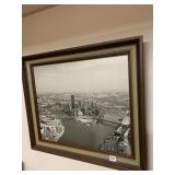 PHOTOGRAPH OF THE POINT 24" H X 29" WOOD FRAME