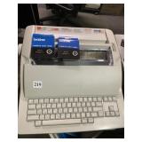 BROTHER WORD PROCESSOR, INK ETC.