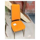 1 RETRO ORANGE KITCHEN CHAIR