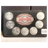 ULTIMATE RAILROADING DVD SERIES SET OF 7 TOKENS