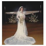 WEDDING DRESS SEALED IN PRESERVATION BOX