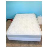 QUEEN SIZE MATTRESS AND BOX SPRING, SOME SPOTS