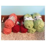 8 FULL SKEINS OF YARN