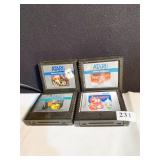 4 ATARI 5200 GAME CARTRIDGES INCLUDING PAC MAN &