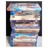 20 BLU RAY DVDS