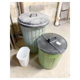 3 GARBAGE CANS