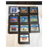 10 ATARI GAME CARTRIDGES INCLUDING THE LAST