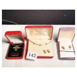 18 KT GOLD PLATED ANGEL PENDANT, ADRIENNE PICARD