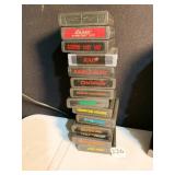13 ORIGINAL ATARI GAME CARTRIDGES INCLUDING