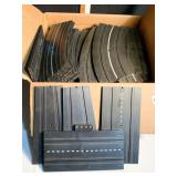 FULL BOX OF AURORA MODEL MOTORING SLOT CAR TRACK