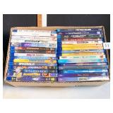 33 BLU RAY DVDS, MOSTLY CHILDREN/FAMILY MOVIES