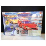 BATTERY OPERATED TURBO CHARGERS ROAD RACING SET,