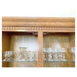 ETCHED GLASSES, DESSERT GLASSES, ETC.