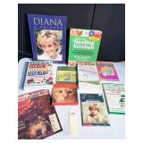 ASSORTED BOOKS INCLUDING PRINCES DIANA AND HEALTH