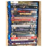 22 BLU RAY DVDS