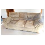FULL SIZE COUCH, SOME DISCOLORATION/DAMAGE ON