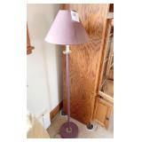 BURGUNDY STANDING LAMP